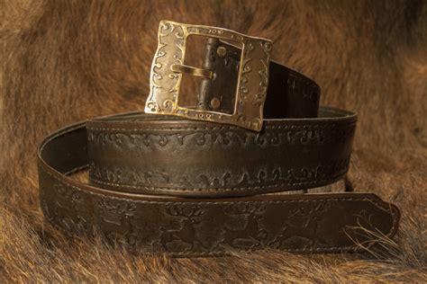 Leather belt set for Santa Claus - Krislyn's Leather Crafts