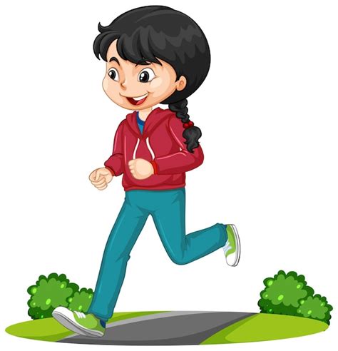 Cartoon Girl Walking Images - Free Download on Freepik