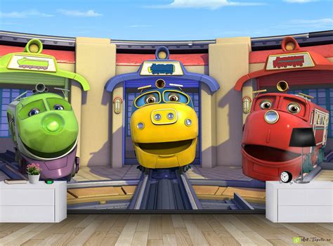 Children's Wallpaper & Wall Murals - Chuggington Trains_2 | Fototapet.art Amazing Digital ...