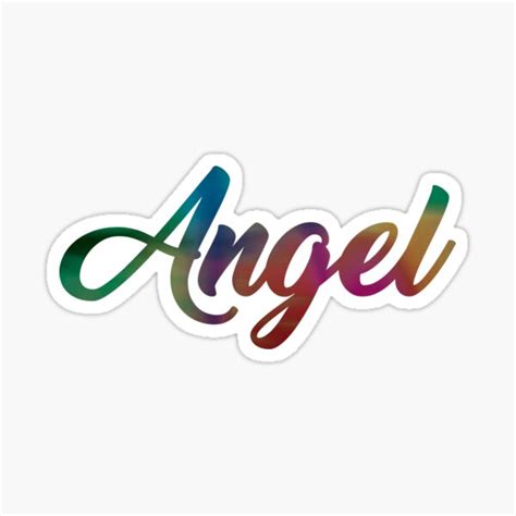 "Angel" Sticker for Sale by xRadicalRainbow | Redbubble