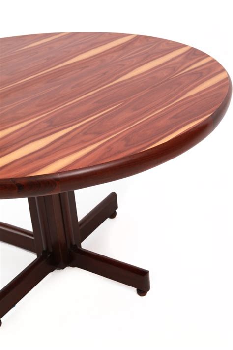 Brazilian Rosewood Dining Table by Sergio Rodrigues | red modern furniture