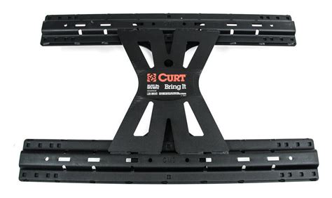 Curt X5 5th Wheel Base Rails Adapter for Curt Double Lock Gooseneck Trailer Hitches - 20,000 lbs ...