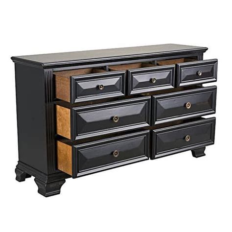 Roundhill Furniture Renova Vintage Black Wood Traditional 6-piece ...