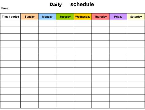 printable daily calendar madisons paper templates - daily calendar printable google search daily ...