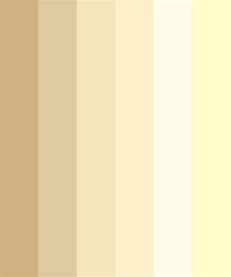 Pastel Beige | Cream color scheme, Beige color palette, Yellow palette