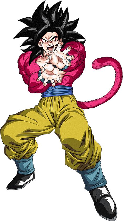 Goku ssj4 render 2 [Dokkan Battle] by Maxiuchiha22 on DeviantArt