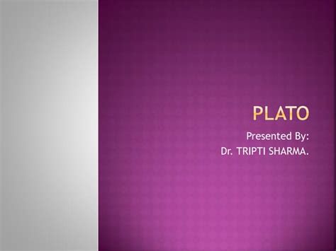 Plato | PPT
