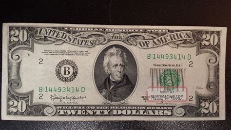 20 Dollar Bill 1950 E Series