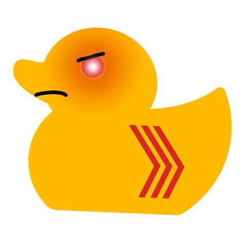 Angry Rubber Duck