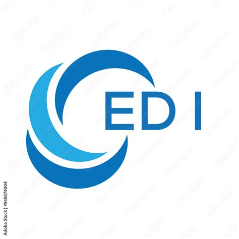 EDI Letter logo design template vector. EDI Business abstract connection vector logo. EDI icon ...