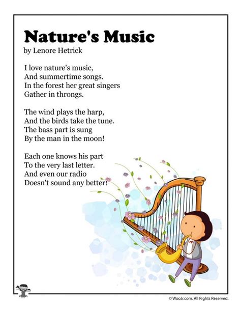 Nature's Music - Summer Kids Poem