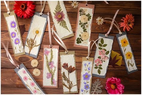 DIY Pressed Flower Bookmarks - Sugar Maple Farmhouse