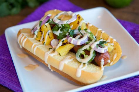 Hawaiian Hot Dog - Martin's Famous Potato Rolls and Bread