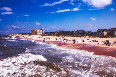 Nags Head Beach - North Carolina Outer Banks Photograph by Mountain Dreams