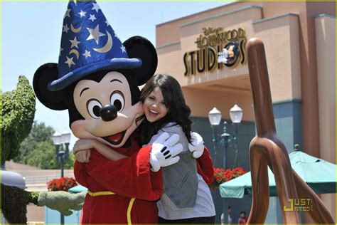 Selena Gomez and Mickey Mouse Hug It Out: Photo 1103761 | Photos | Just ...