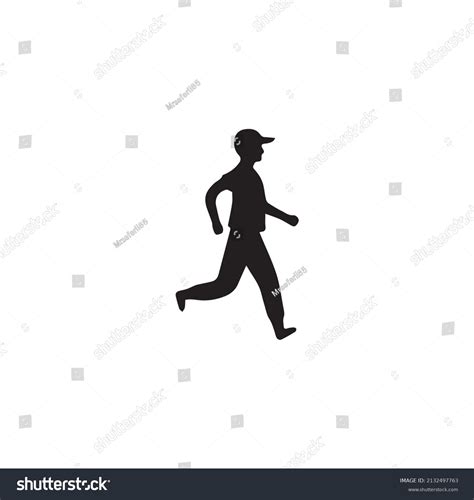 Walking Person Silhouette Vector Illustrator Stock Vector (Royalty Free ...