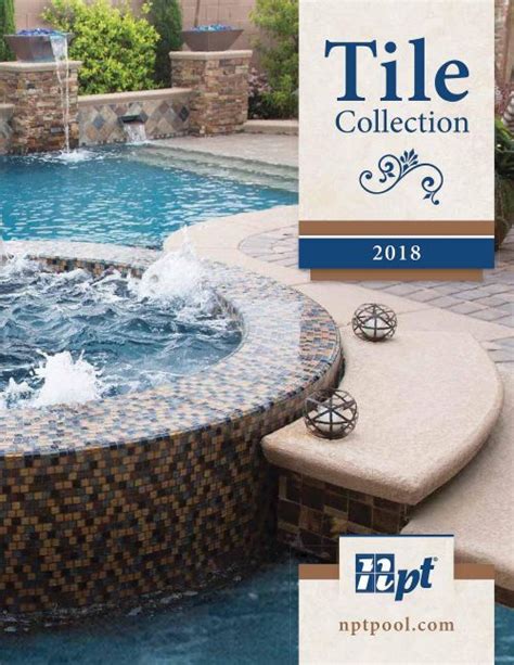 NPT Tile Catalog | Pool tile, Beautiful pools, Spa pool