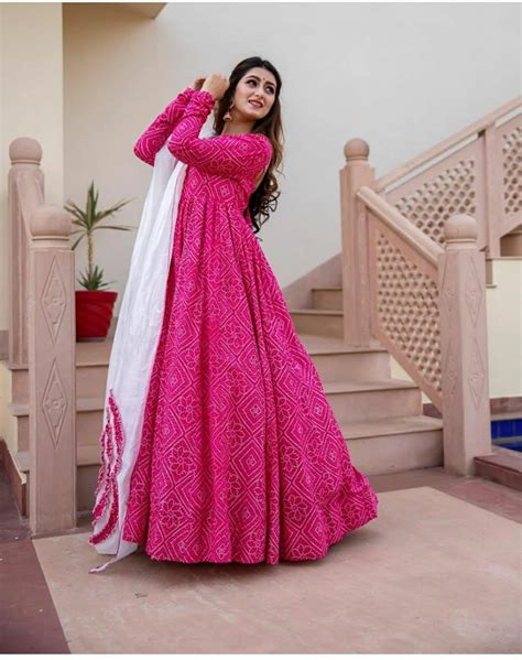 Women Indian Flared Anarkali Kurta Kurti With Dupatta Stitched | Etsy