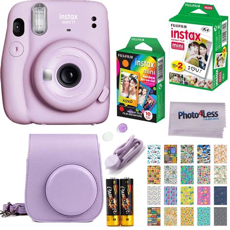 Fujifilm Instax Mini 11 Instant Camera (Lilac Purple) | Twin Pack Film ...