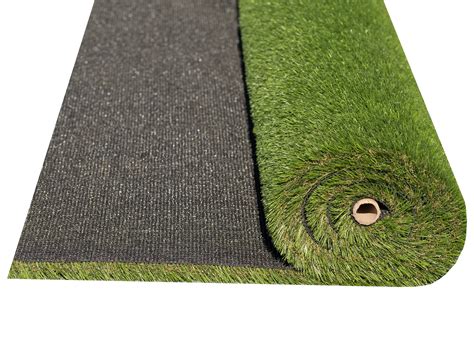 Emerald Green 6 Ft Width X 8 ft Length x 38 Mm Thick Pre Cut Artificial Grass Turf Roll ...