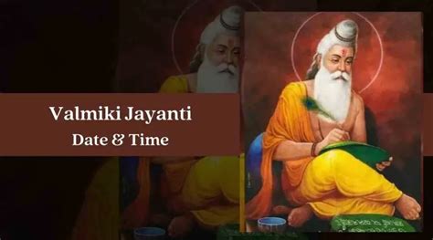 Valmiki Jayanti 2023 Date, Time, Story & Rituals - eAstroHelp