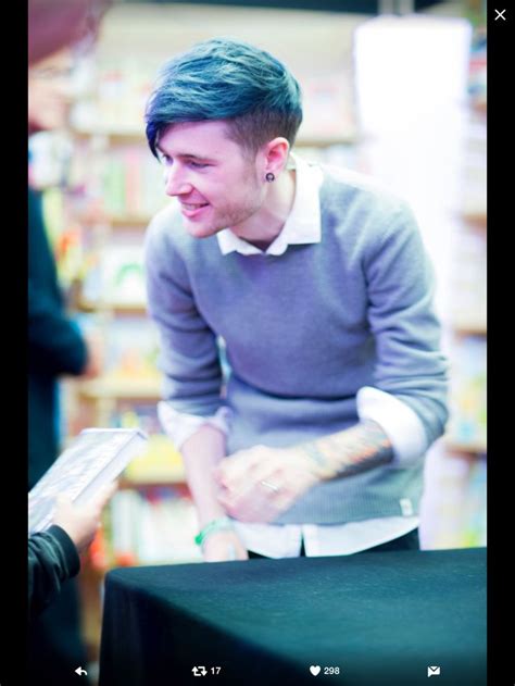 At his book signing | Dantdm, Dan tdm hair, Boys haircuts