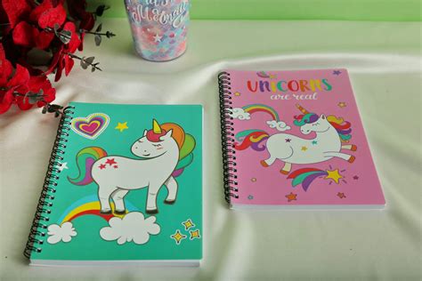 Unicorn Spiral Soft Bound Notebook – The Peach Apple