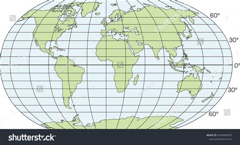 Globe Of The World With Latitude And Longitude