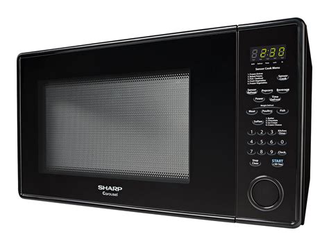 Sharp R559YK Carousel Countertop Microwave Oven 1.8 cu. ft. 1100W Black - Walmart.com - Walmart.com