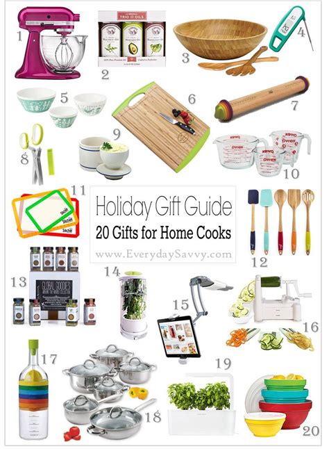 Unique Gift Ideas For the Home Cook - Everyday Savvy