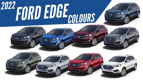 2022 Ford Edge - All Color Options - Images | AUTOBICS