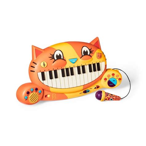 B. Toys Interactive Cat Piano - Meowsic | Musical toys, Toy piano, Music toys