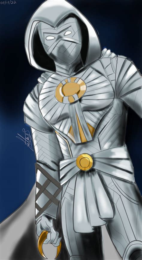 Moon Knight Fan Art by JenniferLunaG on DeviantArt