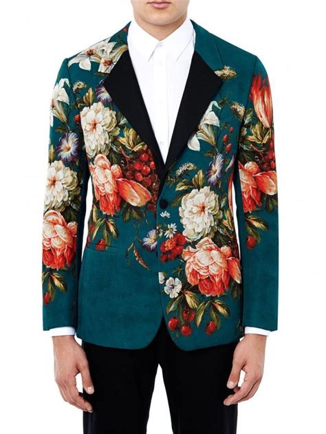 THE FLORAL SUIT — MEN'S VOWS | Mens floral blazer, Floral suit men ...