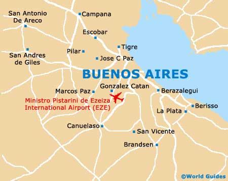 Map of Buenos Aires Ezeiza Airport (EZE): Orientation and Maps for EZE ...