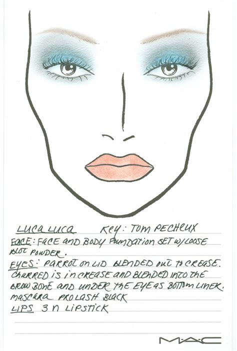 Face Chart Makeup Forever | Saubhaya Makeup