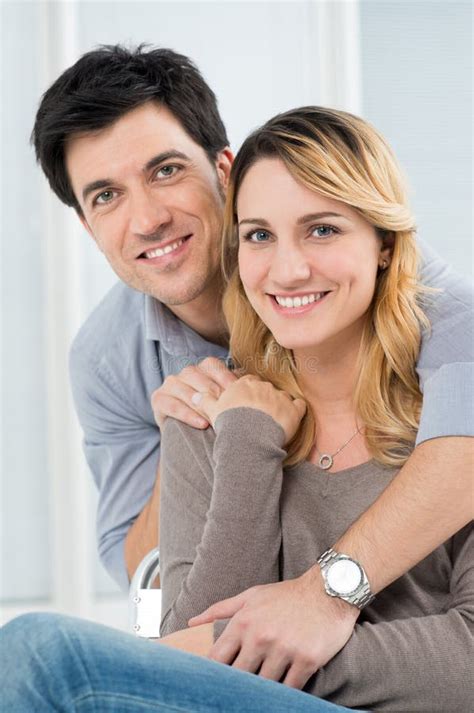 Young Couple Smiling stock image. Image of beautiful - 39865487