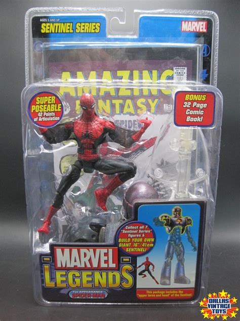 2005 Toy Biz Marvel Legends Sentinel Series 1st Appearance Spider-Man (1C)