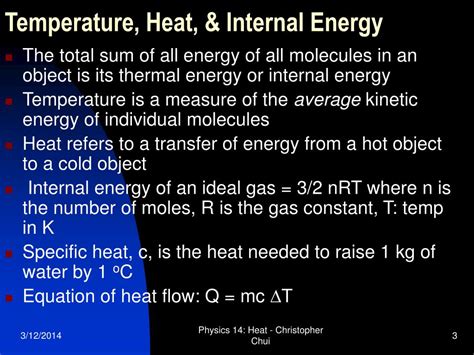 PPT - Physics 14: Heat PowerPoint Presentation, free download - ID:373080