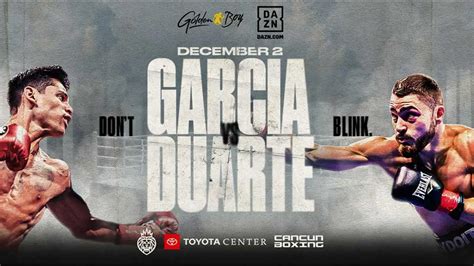 Ryan Garcia vs Oscar Duarte Results Live, Fight Card, Time