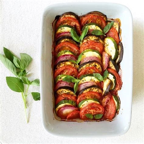 Oven Baked Ratatouille Tian - My Gorgeous Recipes