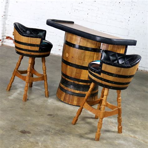 These Incredible Tequila Barrel Bar Stools Are Perfect For Any Home Bar