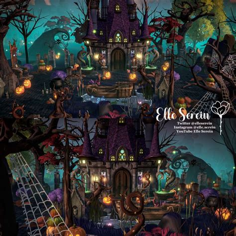 Spooky Nightmare Castle 👻🎃🧡 in Disney Dreamlight valley | Disney island, Valley landscape ...