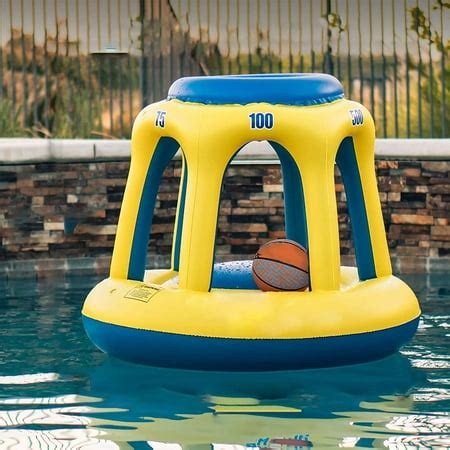 Pool Basketball Hoop Inflatable Water Game Ball Hoop Swimming ...