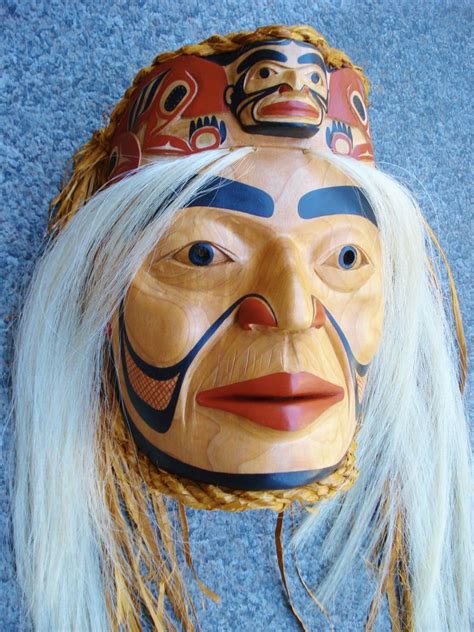 Northwest Coast Native Art Listen to your Elders Portrait mask ...