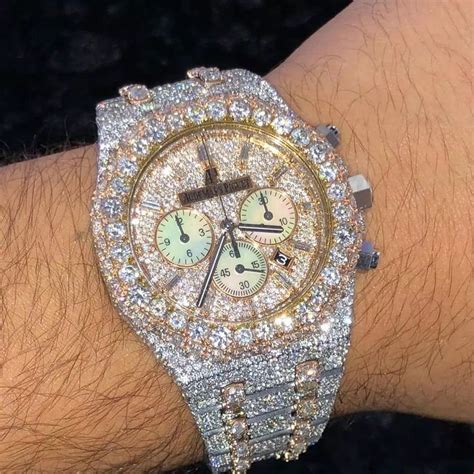 Luxury Chronograph AP Watch VVS Moissanite Diamond Watch - Etsy