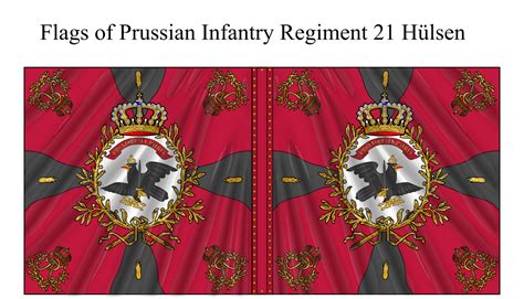 Not By Appointment: Rossbach Prussian Flags Project - Flags of Prussian Infantry Regiment 21 von ...