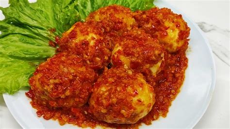 RESEP TELUR BALADO - YouTube