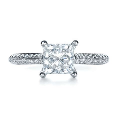 Custom Diamond Engagement Ring #1402 - Seattle Bellevue | Joseph Jewelry