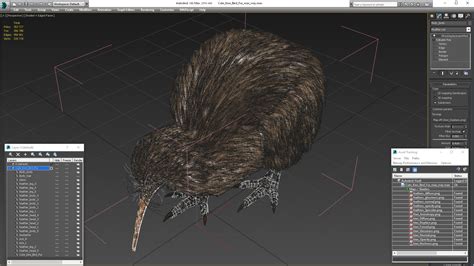 Cute Kiwi Bird Fur(1) 3D Model $99 - .max - Free3D